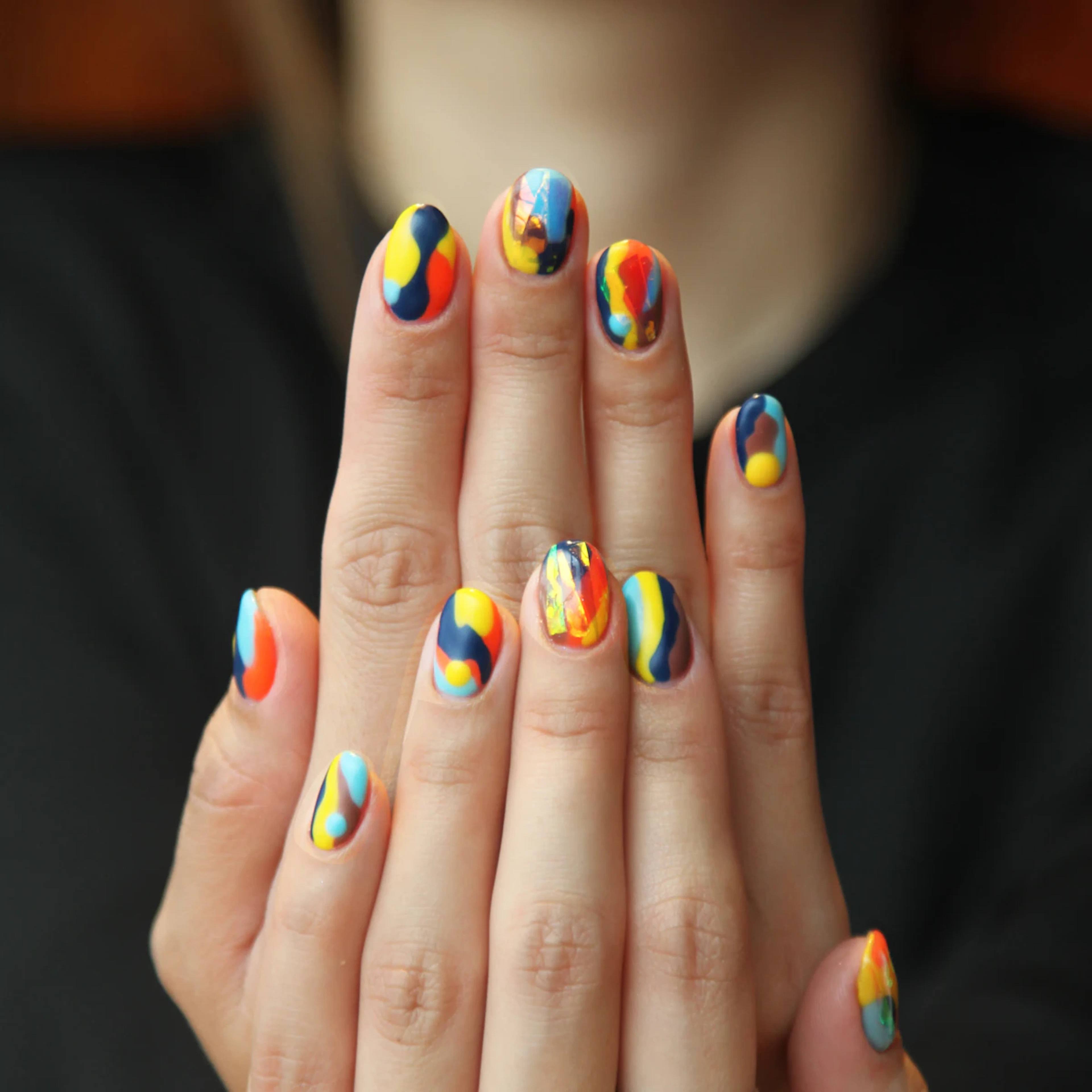 Nail art photographed at Lacquer Nail Studio 1